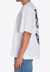 Off-White 3D Arrow Spray T-shirt White OMAA120S26-JER00I-1000