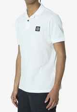 Stone Island Logo Patch Polo T-shirt White L1S152200008-S0017-V1001