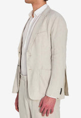 Barena Venezia Borgo Buttoned Blazer Pearl GIU5200-41467-538