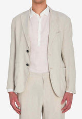 Barena Venezia Borgo Buttoned Blazer Pearl GIU5200-41467-538