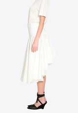 Jacquemus Draped Midi Skirt White SKW00660A-W00770-100
