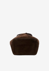 The Row Medium Park Tote Edge Bag Brown W2104-L665-MCHS