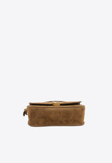 Saint Laurent Medium Solferino Suede Shoulder Bag Caramel 832330-1U80W-2916