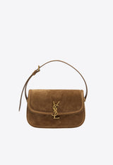Saint Laurent Medium Solferino Suede Shoulder Bag Caramel 832330-1U80W-2916