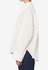 Alaïa Layered Poplin Shirt White AA9C1010T611C--000