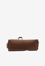 Saint Laurent Large Y Grained Leather Tote Bag Brown 820672-AAEC3-6359