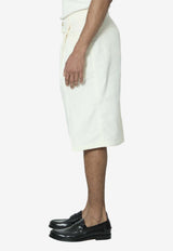 Willy Chavarria Chilango Bermuda Shorts White WCBTM0073--065