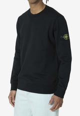Stone Island Logo Patch Crewneck Sweater Black L1S155100052-S00B0-V0029