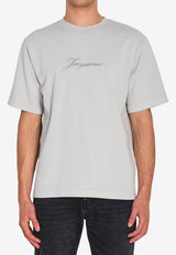 Jacquemus Pigmento Logo T-shirt Gray TSM00631A-J00045-150