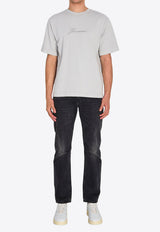 Jacquemus Pigmento Logo T-shirt Gray TSM00631A-J00045-150