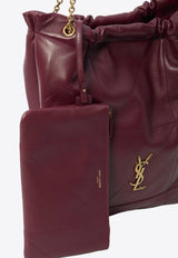 Saint Laurent Jamie Nappa Leather Shoulder Bag Merlot 781666-AAB32-6592