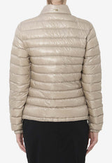 Herno Short Padded Down Jacket Beige PI002039D-12017Z-1985