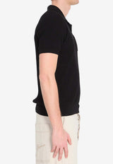 Roberto Collina Ribbed Knit Polo T-shirt Black 261MYA13124--09