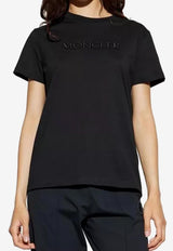 Moncler Embroidered Logo T-shirt Black L10938C00021-89AUO-999