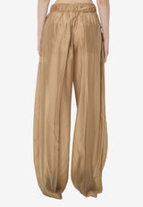 TheLatest Dora Pants with Elastic-Waistband Beige TLW03119T0161-ABTP-T0045