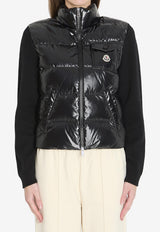 Moncler Padded Wool Cardigan Black L10939B00023-M7774-999