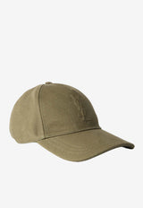 Saint Laurent Cassandre Denim Twill Baseball Cap Green 864608-3YT51-2900