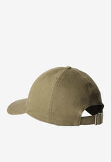 Saint Laurent Cassandre Denim Twill Baseball Cap Green 864608-3YT51-2900
