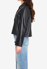 Arma Nos Emy Nappa Leather Jacket Black 003LNOS00602--BLACK