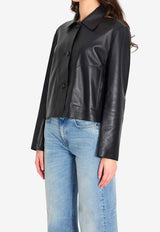 Arma Nos Emy Nappa Leather Jacket Black 003LNOS00602--BLACK