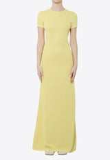 Jacquemus La Robe Maille Maxi Dress Yellow DRW00817A-K00309-250
