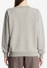 The Row Eulalia French Terry Cashmere Sweatshirt Gray 10674-K628-GYM