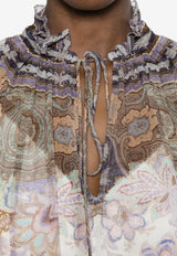 Zimmermann Luna Paisley Print Blouse Cream 0991TS261--CBPA