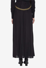 Balenciaga Pleated Maxi Skirt Black 808778-TGO08-1000