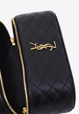 Saint Laurent Gaby Nappa Leather Vanity Bag Black 766731-1EL07-1000