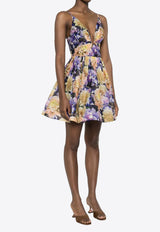 Zimmermann Luna Floral Mini Dress Multicolor 4398DS261--NVDH