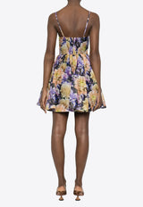 Zimmermann Luna Floral Mini Dress Multicolor 4398DS261--NVDH