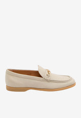 Tod's Hammered Leather Loafers Beige XXW01M0KB60-UUG-C006