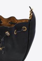 Saint Laurent Supple Bucket Bag in Calf Leather Black 840888-AAFC0-1113