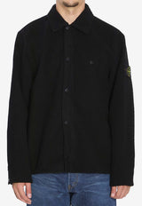 Stone Island Logo Patch Overshirt Black K2S151200021-S0214-V0029