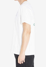 Casablanca Montagne Ondulée Printed T-shirt White MPF25JTS00104--WHITE