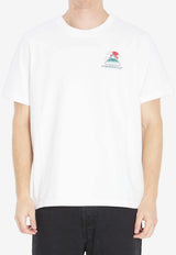 Casablanca Montagne Ondulée Printed T-shirt White MPF25JTS00104--WHITE