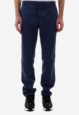 Band of Outsiders Stitched Straight-Leg Pants Blue 93291--