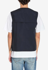 Stone Island Metal Lamina Poly Ripstop Vest Blue L1S15G100005-S0354-V0020