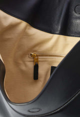 Jacquemus Large Ovalo Calf Leather Shoulder Bag Black BAW00437A-C18A08-990