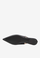 Tod's Calf Leather Slingback Flats Black XXW10K0JL80-BSS-B999