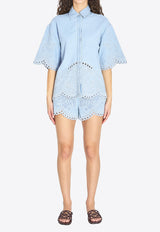 Zimmermann Daylight Denim Shirt Light Blue 7214TRS263--CESTM