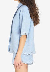 Zimmermann Daylight Denim Shirt Light Blue 7214TRS263--CESTM