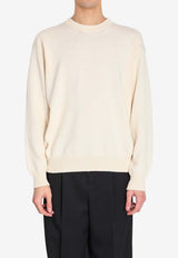 Roberto Collina Crewneck Ribbed Sweater Beige 261MYA25101--02