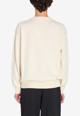Roberto Collina Crewneck Ribbed Sweater Beige 261MYA25101--02