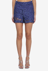 Federica Tosi Lace Mini Shorts Blue 40851-410-64