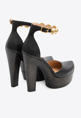 Chloé Lola 130 Platform Pumps Black CH26S15ZVV--001