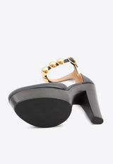 Chloé Lola 130 Platform Pumps Black CH26S15ZVV--001