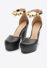 Chloé Lola 130 Platform Pumps Black CH26S15ZVV--001