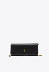 Saint Laurent Kate Baguette Calf Leather Clutch Black 851921-AAGBE-1000