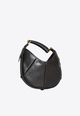 Saint Laurent Small Mombasa Quilted Hobo Bag Dark Brown 851432-AAGWK-2050